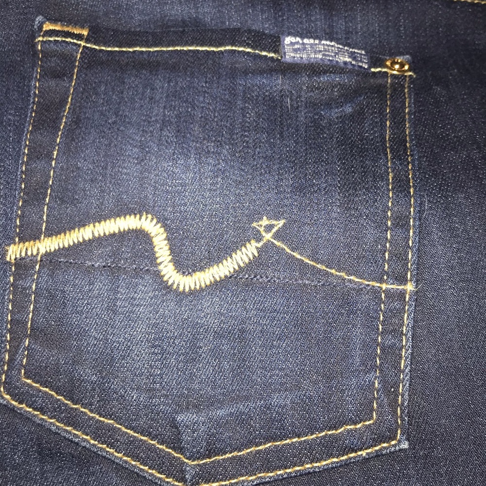 7 for all mankind kimmie straight leg jeans.